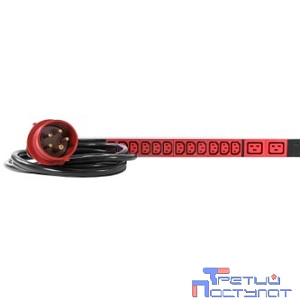 REM Верт блок розеток Rem-16, 1 фаза 16A, выкл, 36 C13, 6 C19, 1420 мм, вх C20 IEC 320(R-16-36C13-6C19-V-1420)
