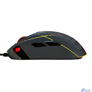 Мышь игровая HIPER Aero A-2 Black USB {5000/10 000DPI, 8 кнопок, USB кабель 1.8м, Черный}