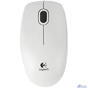 910-003360 Мышь Logitech B100 White USB OEM