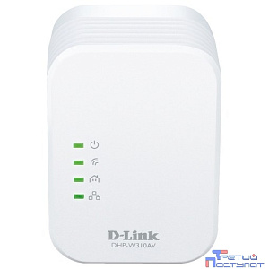 Повторитель беспроводного сигнала D-Link (DHP-W310AV) 10/100BASE-TX/Wi-Fi