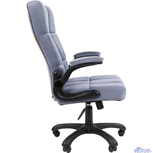 Кресло Chairman Home 444 Россия ткань Т-71 голубой (7145196)
