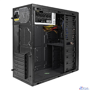 Exegate EX299349RUS Корпус Miditower ExeGate XP-330U-UNS350 (ATX, БП UNS350 с вент. 12см, 2*USB+2*USB3.0, аудио, черный)