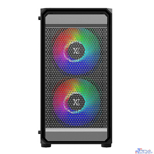XASTRA Корпус A303M 3FRGB Black mATX/Mesh/ tempered glass / 2x140mm + 1x120mm  FRGB fans/ A303M-2FC14F-1FC12F