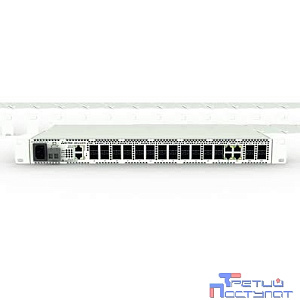 ELTEX MES2324FB Ethernet-коммутатор 20 портов 1000Base-X (SFP), 4*10/100/1000BASE-T/1000BASEX/100BASE-FX Combo, 4*10GBase-R (SFP+)/1000Base-X (SFP), L3, 220V AC, 12V DC