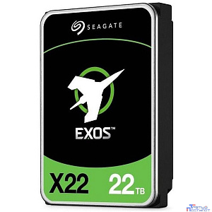 22TB Seagate Exos X22 (ST22000NM000E) {SAS 12Gb/s, 7200 rpm, 512mb buffer, 3.5"}