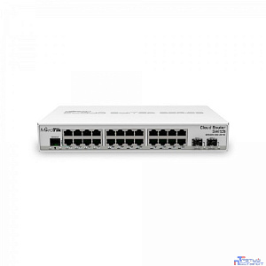 MikroTik CRS326-24G-2S+IN Коммутатор,24Gigabit Ethernet, 2 SFP+ настольное исполнение