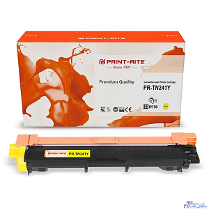 Картридж лазерный Print-Rite TFB686YPU1J PR-TN241Y TN-241Y желтый (1400стр.) для Brother HL-3170CDW