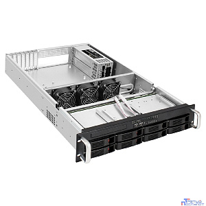 Exegate EX294561RUS Серверная платформа ExeGate Pro 2U660-HS08 <RM 19", высота 2U, глубина 660, Redundant БП 2x550W, 8xHotSwap, USB>