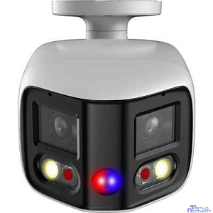 DAHUA DH-IPC-PFW3849SP-A180-E2-AS-PV-0280B Уличная цилиндрическая IP-видеокамера DUO с ИИ и активным сдерживанием 2x 4Мп, 1/2.7” CMOS, моторизованный объектив 2.8мм, видеоаналитика, ИК 25м, LED 25м