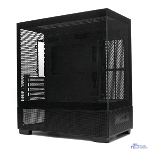 XASTRA Корпус Q500M-0F Black mATX/Aquarium/Screewless/no fans/ Q500M-0F