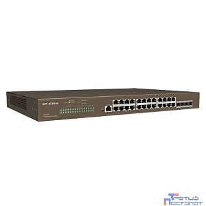 IP-COM G5328F Коммутатор управляемый 3 уровня L3, 28 портов, 24x1 Гбит/с, SFP+ 4x10 Гбит/с