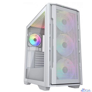 Cougar Корпус Uniface X RGB V2 White, 4x140mm ARGB PWM Fan, ARGB PWM Fan Hub, без БП, E-ATX