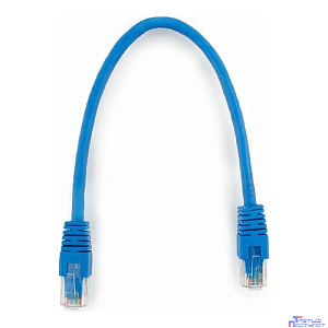 Патч-корд UTP Cablexpert PP6U-0.25M/B кат.6, 0.25м, литой, многожильный (синий)