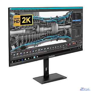 LCD ExeGate 27" ES2707TA SmartView черный {IPS 2560x1440 75Hz 1ms 250cd HDMI DisplayPort HAS USB 2x3W} [EX296976RUS]