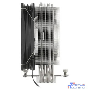 PCCooler Paladin 400 S115X/1200/1700/AM4 (TDP 200W, 130mm PWM FAN, 4 тепловые трубки 6мм, 800-1600RPM, 18-28,6dBa)