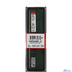 Kingston 32GB 5600MT/s DDR5 Non-ECC CL46 DIMM 2Rx8 KVR56U46BD8-32