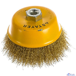Щетка дисковая по мет. Stayer 35125-125 d=125мм (угловые шлифмашины)