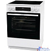 Плита Электрическая Gorenje GECS6C70WC белый/черный стеклокерамика (без крышки)