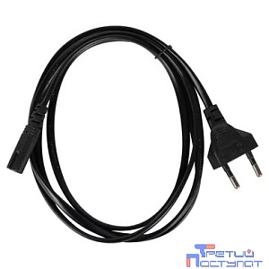 Кабель для аудио-видео техники IEC-320-C7, 2-pin 1,8m ,черный, iOpen<ACE023-1.8M>