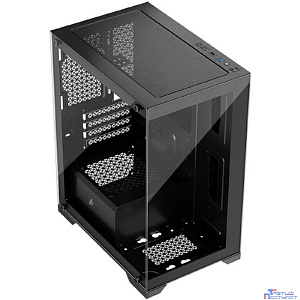 1STPLAYER MIKU Mi2 Black / mATX / 3x120mm LED fans / Mi2-BK-3F1