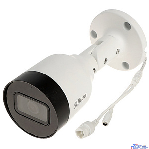 DAHUA DH-IPC-HFW1230S1P-0280B-S6 Уличная цилиндрическая IP-видеокамера 2Мп, 1/2.8” CMOS, объектив 2.8мм, обнаружение людей, ИК 30м, IP67, металл/пластик