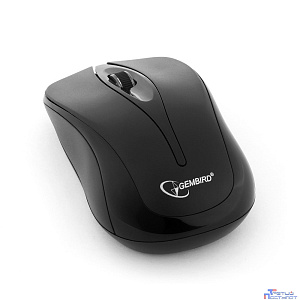 Gembird MUSW-325 Black USB {Мышь беспроводная, 2кнопоки+колесо-кнопка, 2.4ГГц, 1000 dpi}