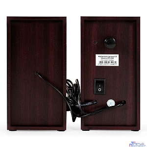 ExeGate Maestro SPS-590 (Активная, питание 220В, 2х3Вт, 30-18000Гц, цвет темное дерево, Color Box)
