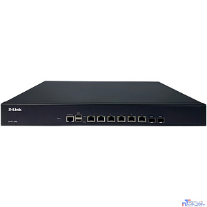 D-Link DSA-2108S/A1A Сервисный маршрутизатор с 6 настраиваемыми портами 10/100/1000Base-T и 2 портами 1000Base-X SFP