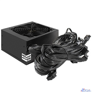 Exegate EX292343RUS Блок питания 750W ExeGate 80 PLUS® Bronze 750PPH (ATX, APFC, КПД 85% (80 PLUS Bronze), 12cm fan, 24pin, 2x(4+4)pin, 4xPCI-E, 6xSATA, 6xIDE, black, Color Box)