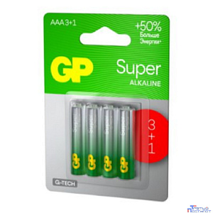 GP 24AA213/1-2CRSBC4 40/320 Super Alkaline G-Tech (4 шт. в уп-ке)