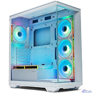 Корпус XASTRA Q600 6ARGB-C10-UC White ATX/Aquarium/Screewless/6x120mm ARGB PWM FM fans/Argb+PWM HUB 10port/ Type-C/ Q600-6FM12A-C10-UC-WH