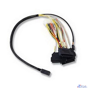 Кабель ACD-SFF8643-SAS8482SB-10M/ CBL-8643-848210, INT, SFF8643-to-4*SFF8482 ( HDmSAS -to- 4*SAS internal cable) 100cm (аналог LSI00412, 2280100-R) (6705049)