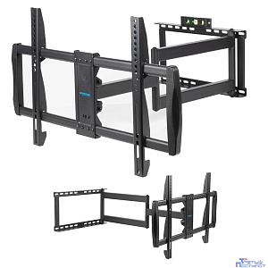 Kromax GALACTIC-61 черный 32"-90" макс.45кг настенный поворот и наклон