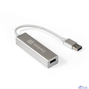 Exegate EX293981RUS USB-Хаб (концентратор) ExeGate DUB-4 (кабель-адаптер USB3.0 --> 4xUSB3.0, Plug&Play, серебристый)