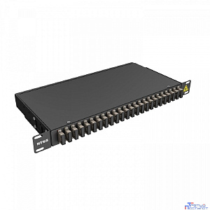 NTSS Кросс 19" NTSS PREMIUM, предсобранный 1U, 16 портов SC/UPC duplex, 62.5/125 мкм, (сплошная панель, розетки, сплайс, КДЗС, пигтейлы), черный, RAL9005 NTSS-RFOB-PM-1U-16-2SC/U-62.5-SP1.5G0A-BL