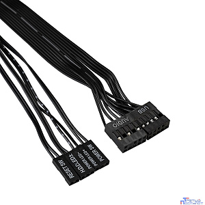 Exegate EX261448RUS Корпус Miditower CP-601 Black, ATX, <CP350W, 80mm>, 2*USB, Audio
