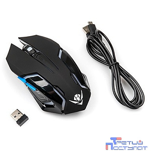 Мышь Dialog MROG-20UR Nakatomi Gaming RF 2.4G Optical - игровая, 6 кнопок+ролик, 7ми цветная подсветка