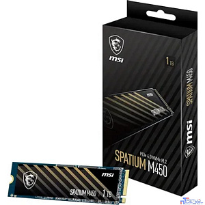 Твердотельный накопитель SSD MSI 1TB PCIe 4.0 NVMe M.2  SPATIUM M450