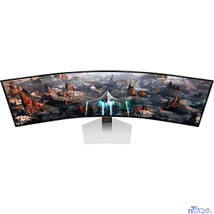 LCD Samsung 49" Odyssey G9 S49CG930SI серебристый [OLED Curved 5120x1440 240Hz 0.03ms HDMI DisplayPort]