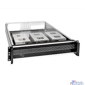 Exegate EX284970RUS Серверный корпус ExeGate Pro 2U450-09 <RM 19", высота 2U, глубина 450, БП 600ADS, 2*USB>
