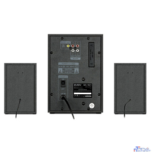 АС MS-1821, черный (44 Вт, Bluetooth, пульт, дисплей, FM, USB, SD)