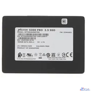 CRUCIAL SSD SATA2.5" 960GB 5300 PRO MTFDDAK960TDS-1AW1ZABYY CRUCIAL