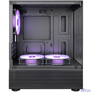 1STPLAYER MIKU Mi2-A ARGB Black / mATX / 3x120mm ARGB fans / Mi2-A-BK-2FC7R-1FC7