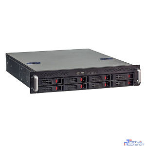 Exegate EX281292RUS Серверный корпус ExeGate Pro 2U550-HS08 <RM 19",  высота 2U, глубина 550, БП 1U-700ADS, 8xHotSwap, USB>