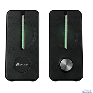 Oklick OK-120U 2.0 черный 6Вт