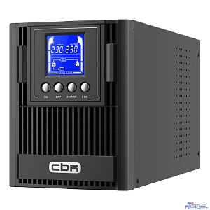 ИБП CBR ESSENCE ESN-1000 [Online 1000 VA / 1000 W, Tower, 3 x EURO, LCD, HID-USB, RS232, EPO, SNMP slot]