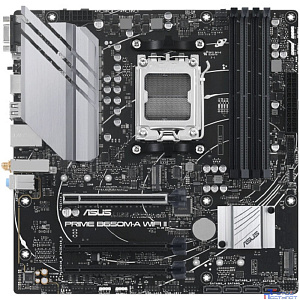 ASUS PRIME B650M-A WIFI II RTL (Socket AM5, mATX, 4xDDR5(128GB), VGA/DP/HDMI, 3xPCIe 4.0x16, 2,5xLAN, 4xSATA 6Gb/s, 2xM.2,  WiFi 6E, 1xType-С, 2xUSB 3.1, 2xUSB 3.2, 4xUSB 2.0, 1xPS/2)