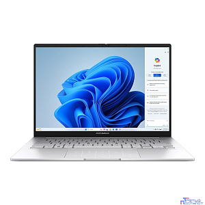 ASUS Zenbook 14 UX3405CA-PP642  [90NB14W2-M00Y50]  Silver 14" {OLED 2880x1800  Ultra 9 285H / 32Gb / SSD 512Gb/Arc graphics/DOS+ алюм корп; +чехол; NumberPad}