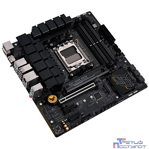 ASUS TUF GAMING B650M-E (Socket AM5, mATX, 4xDDR5(128GB), 2xDP/HDMI, 1xPCIe 4.0x16/2xPCIe 4.0, 1xLAN (2.5GbE), 4xSATA 6Gb/s, 2xM.2, 1xType-C, 3xUSB 3.2, 4xUSB 2.0)
