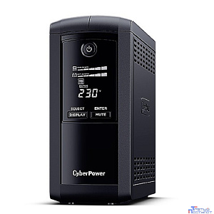 ИБП CyberPower VP700EILCD {Line-Interactive, Tower, 700VA/390W USB/RS-232/RJ11/45  (6 IEC С13), 12В/7 Ач х 1}